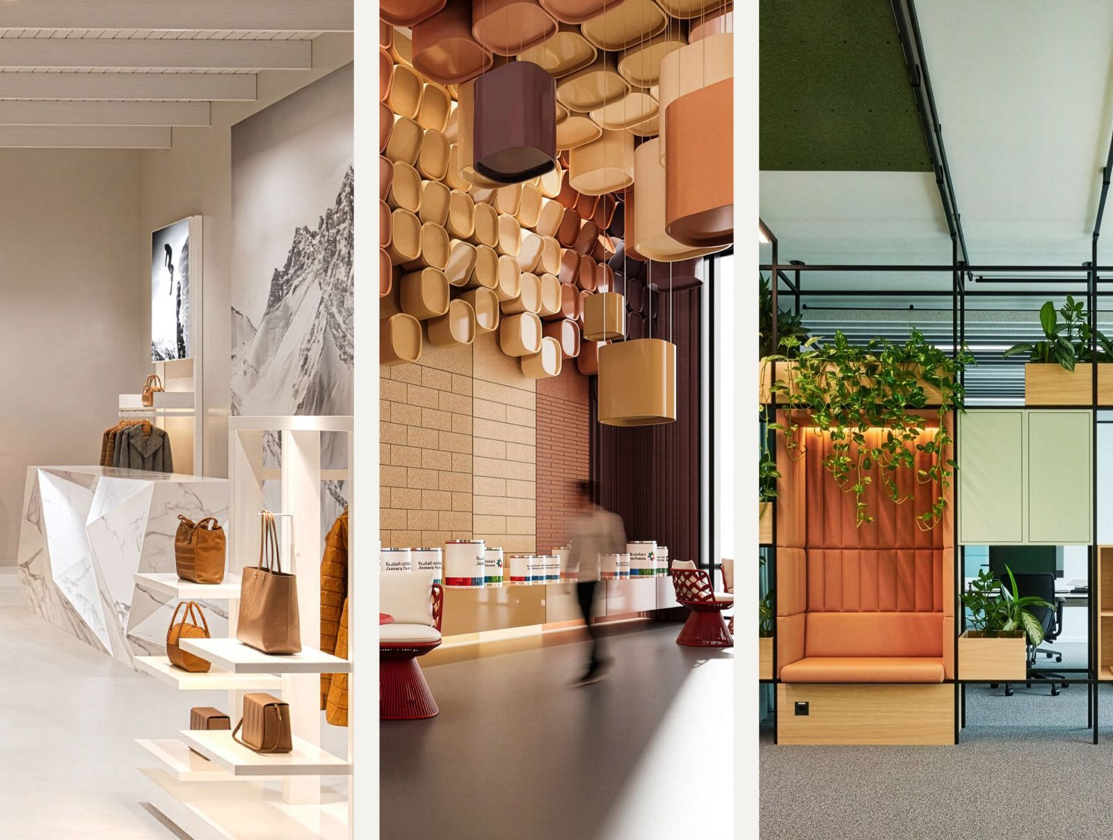 discorp | escenarios de marca | Artículo de blog: Tendencias del diseño interior retail y corporativo para 2026