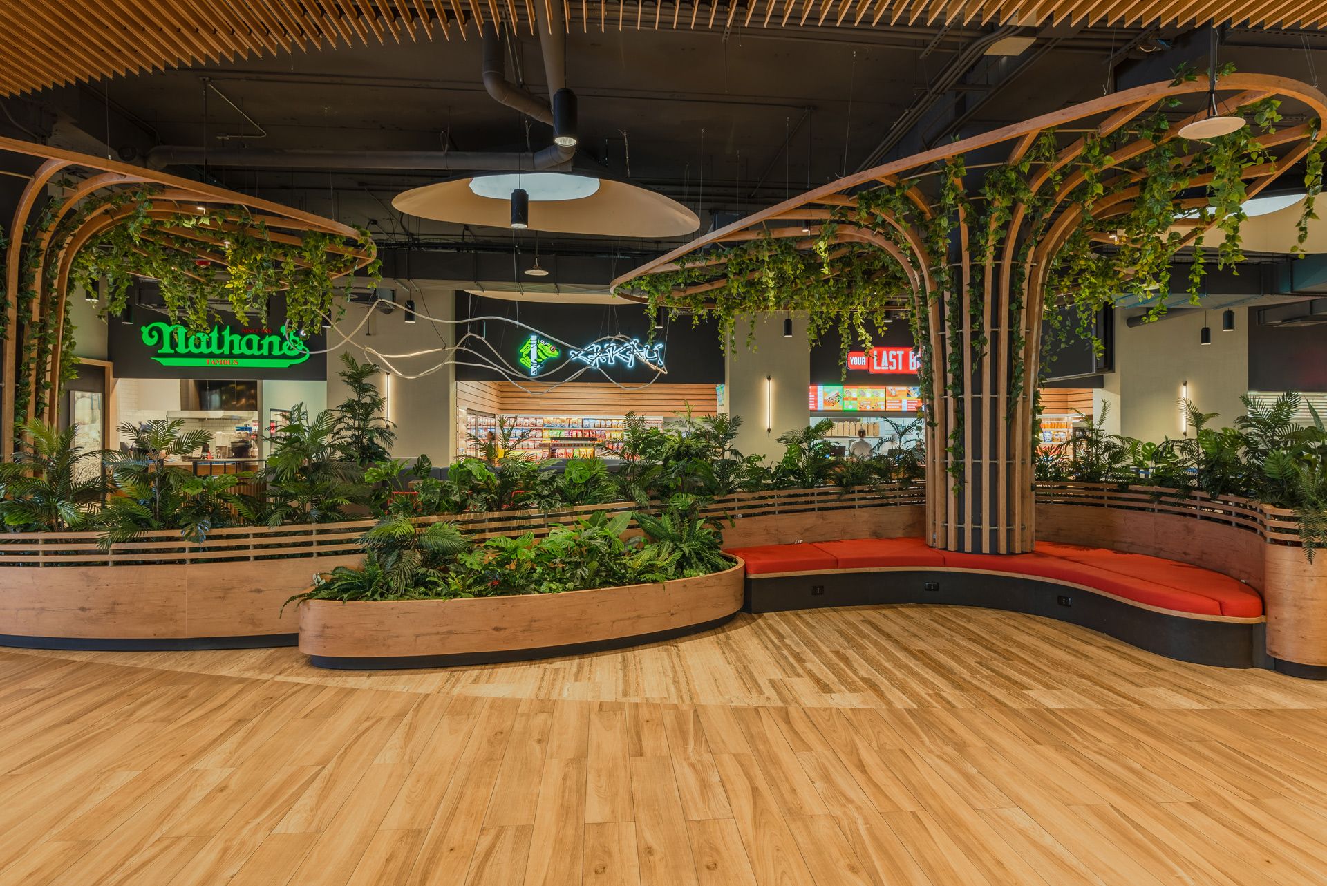 Proyecto Discorp | Food Court Aeropuerto Internacional Punta Cana | Foto: Daniel Vélez
